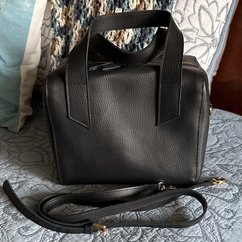Mark & Graham Black Leather Handbag